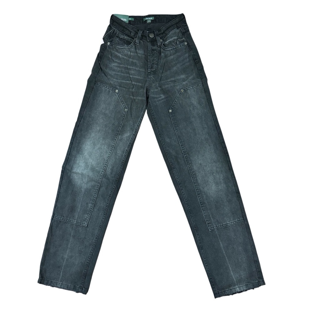 Wild Fable Women Black Wash High Rise Straight Jeans NWT Sz 00